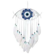 Acchiappasogni del Malocchio per Camera da Letto Macrame Intrecciato un Mano Appendere Alla Parete Decorazioni La Casa Fortuna Regalo di Benedizione,1