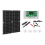 Kit Pannello Solare 12W Caricabatteria 50A 12V con Controller Caravan Boat 2