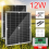 Kit Pannello Solare 12W Caricabatteria 50A 12V con Controller Caravan Boat 8