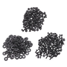 100Pcs Set di Lok La Vite Chicago Viene Fornita con Rondella per Le Parti Degli Utensili Manuali Della Guaina Kydex DIY