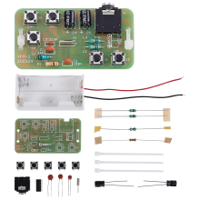 Modulo Ricevitore Radio FM Stereo 76MHz-108MHz Kit di Saldatura Elettronico DIY Circuito PCB Board Solder Practice Project