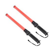 2 Pack 21 Pollici Segnale di Sicurezza del Traffico Led Bacchette Leggero per Guide Parcheggio