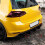 per Golf 7R 7 R 2013-2016 Nero Paraurti Posteriore Diffusore Splitter Spoiler Alette Trim 9