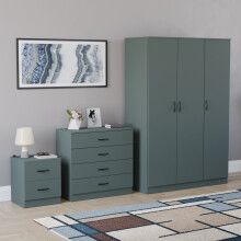 (Jasper Green) Vida Designs Riano 3 Piece Bedroom Set 10