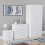 Vida Designs (White) Vida Designs Riano 3 Piece Bedroom Set 4 1