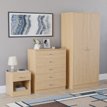 (Pine) Vida Designs Riano 3 Piece Bedroom Set 20