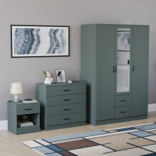 (Jasper Green) Vida Designs Riano 3 Piece Bedroom Set 14