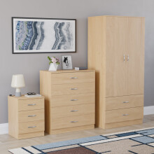 (Pine) Vida Designs Riano 3 Piece Bedroom Set 7