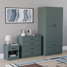 (Jasper Green) Vida Designs Riano 3 Piece Bedroom Set 2