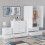 Vida Designs (White) Vida Designs Riano 3 Piece Bedroom Set 7 2