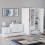 Vida Designs (White) Vida Designs Riano 3 Piece Bedroom Set 18 2