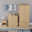 Vida Designs (Pine) Vida Designs Riano 3 Piece Bedroom Set 3 5