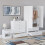 Vida Designs (White) Vida Designs Riano 3 Piece Bedroom Set 3 2