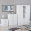 Vida Designs (White) Vida Designs Riano 3 Piece Bedroom Set 19 1