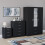 Vida Designs (Black) Vida Designs Riano 3 Piece Bedroom Set 19 1