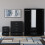 Vida Designs (Black) Vida Designs Riano 3 Piece Bedroom Set 19 4