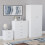 Vida Designs (White) Vida Designs Riano 3 Piece Bedroom Set 5 1
