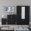 Vida Designs (Black) Vida Designs Riano 3 Piece Bedroom Set 19 5