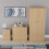 Vida Designs (Pine) Vida Designs Riano 3 Piece Bedroom Set 6 5