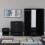 Vida Designs (Black) Vida Designs Riano 3 Piece Bedroom Set 15 4