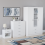 Vida Designs (White) Vida Designs Riano 3 Piece Bedroom Set 15 1