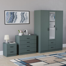 (Jasper Green) Vida Designs Riano 3 Piece Bedroom Set 16