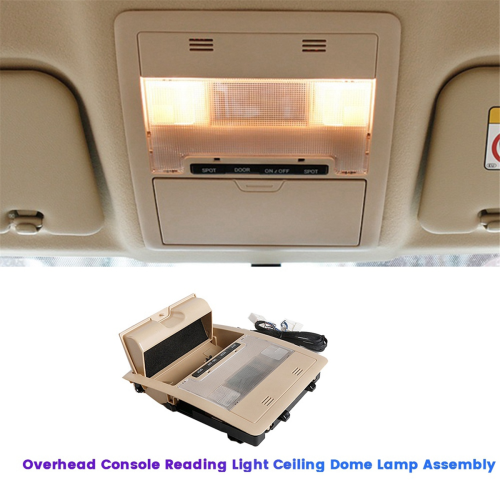 Beige Overhead Console Reading Map Lamp Assembly for 1