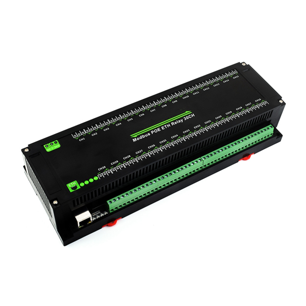 30-Ch Ethernet Relay Module, Modbus Rtu/Modbus Protocol 4712801440959