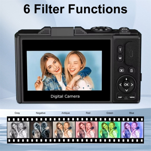 4K 64MP Digital Camera for Photography 3 Inch IPS Flip Screen 2