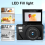 4K 64MP Digital Camera for Photography 3 Inch IPS Flip Screen 5