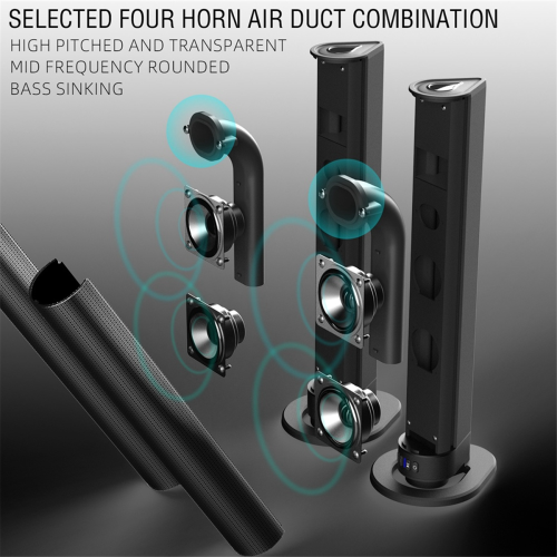 TV Sound bar Bluetooth Speaker AUX/BT/OPT Connection Sound box