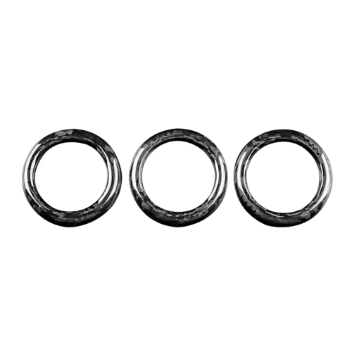 Echt Harte Carbon Fiber Auto Turbo Ring Aufkleber Abdeckung für