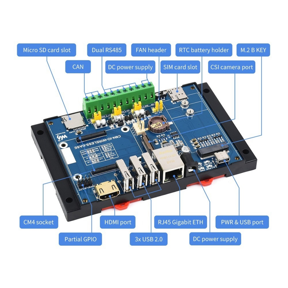 Cm4 Expansion Module Gigabit Ethernet 5G/4G 4712801480375