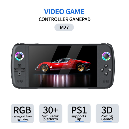 M27 Retro Handheld Video Game Console 7.0Inch Screen 64G 20000 Games 2