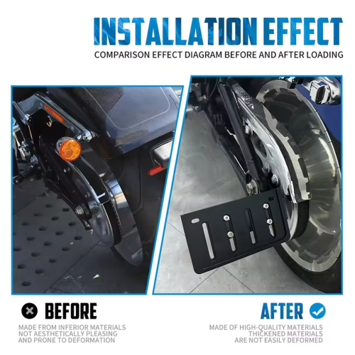 Motorrad-Kennzeichenhalterung für Softail ab 2018 2