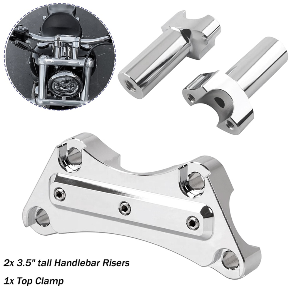 Handlebar Riser Top Clamp For 1Inch Bar Dyna Softail 4712801488463