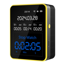 Detector de calidad del aire Tuya WiFi 15 en 1, comprobador portátil para el hogar, color negro