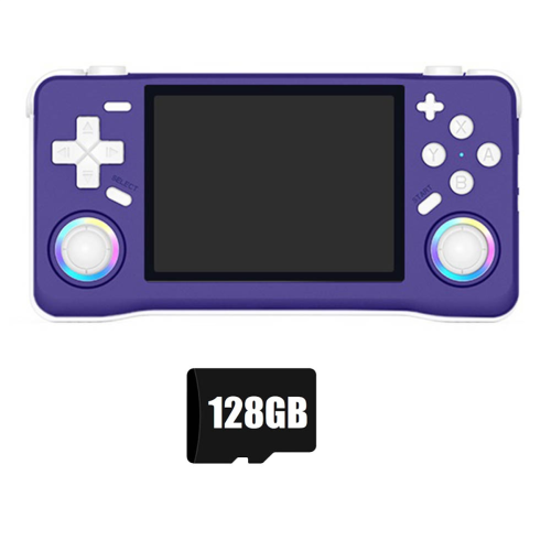 XF35H Retro Handheld Video Game Console 128G 3.5 Inch IPS Screen E
