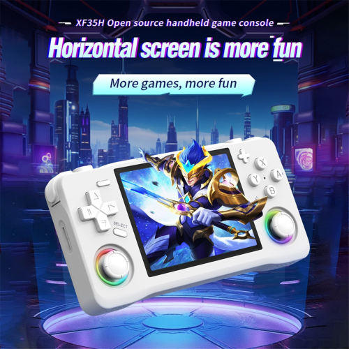 XF35H Retro Handheld Video Game Console 64G 3.5 Inch IPS Screen C 2