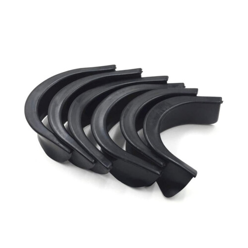 6 parts/set pool billiard table pocket hole black rubber liner 4 corner 2 side corner replacement accessories