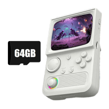 R36T Retro Handheld Game Console 64G 15000 Games White