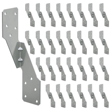 50Pcs Strong-Tie H2.5A, HOT-DIP Galvanized Steel Hurricane Tie