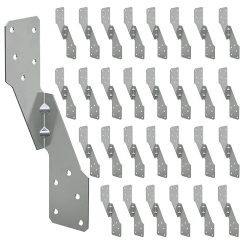 50Pcs Strong-Tie H2.5A, HOT-DIP Galvanized Steel Hurricane Tie