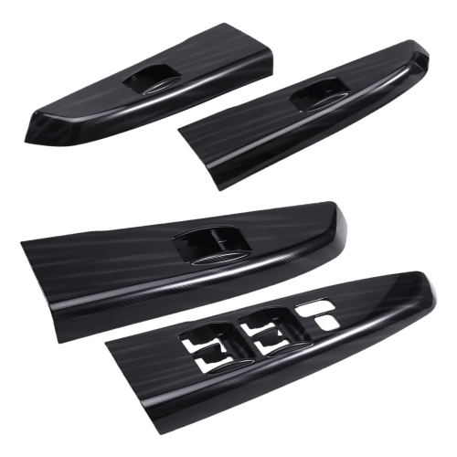 Front+Rear Door Armrest Trim Panel Window Switch Bezel for A 2