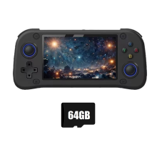 G28 Retro Handheld Video Game Console 64GB 4.3 Inch HD Screen Black