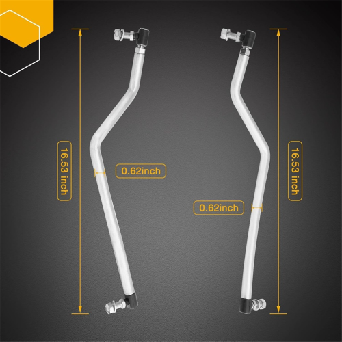 Adjustable LH/RH Steering Drag Link Set Fit 436884 ,for 2