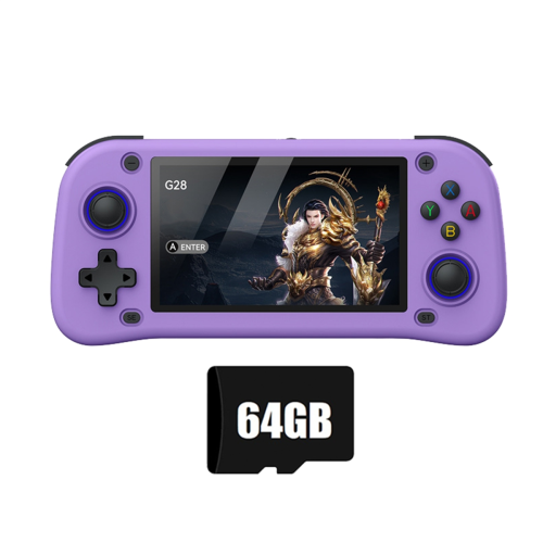 G28 Retro Handheld Video Game Console 64GB 4.3 Inch HD Screen