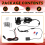 Kit de 8 luces LED RGB de roca con luz de neón multicolor 5