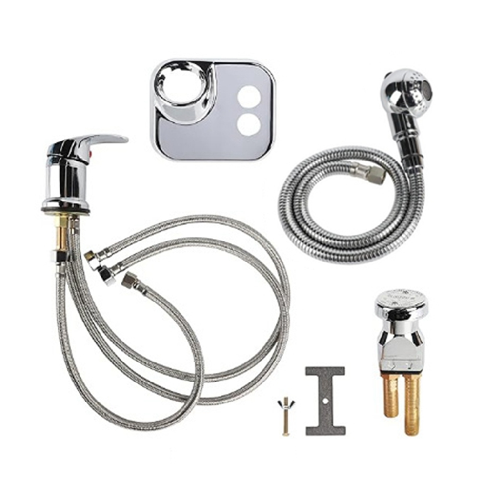 Shampoo Bowl Faucet,Replace Professional Chrome Faucet, Sprayer Hose 4711781712964