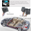 Arnés de cableado de extensión de 17+40 pines y 6 m para X5, M3, M5, E46, E38 y E39 5
